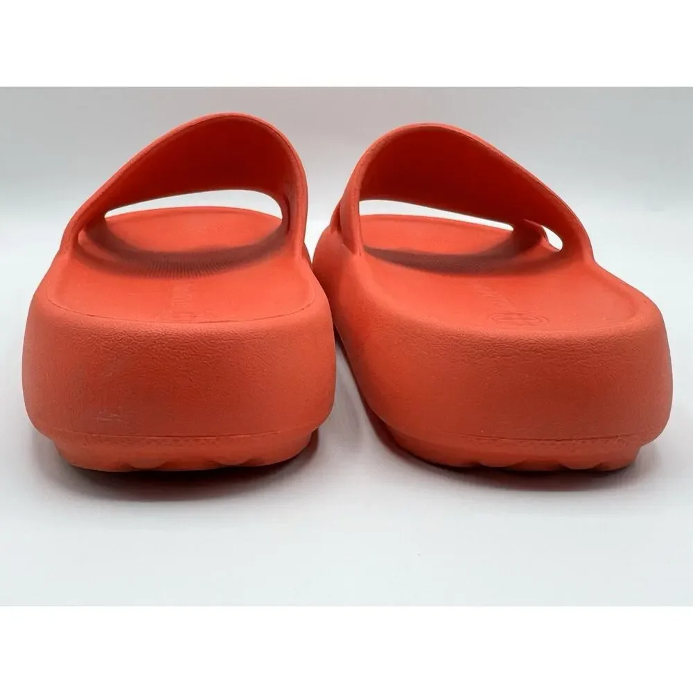 Tory Burch Shower Slide Eva Sandals in Red Poppy Size 9